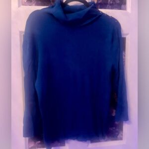 New York & Company 3/4 sleeve lightweight turtleneck sweater.